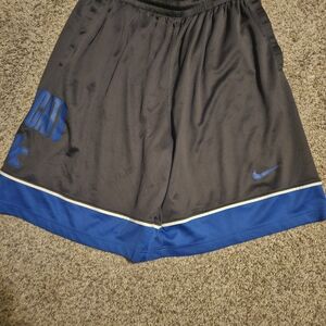 Nike Men's Athletic Shorts in Gray and Blue